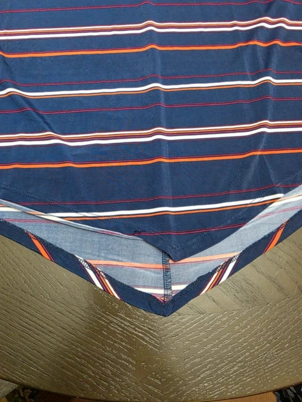 Modern Attraction blue and striped tank top size XL - Picture 5 of 5